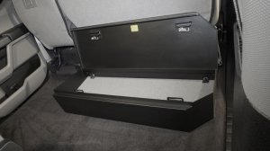 Ford F-450 Underseat Lockbox - Rear - Tuffy Products - 2/3 Length with Combo Lock - `17-`24